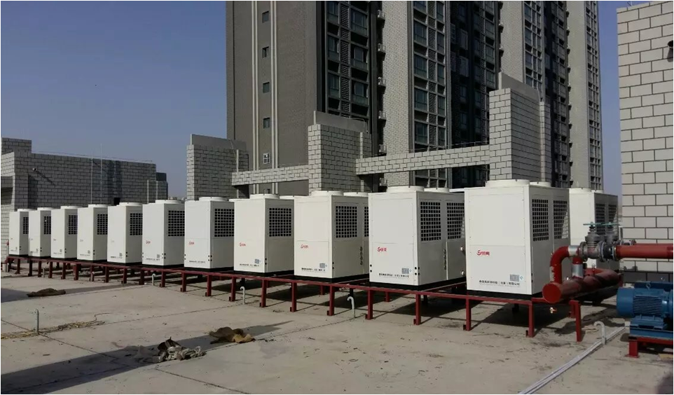 16000平小區(qū)超低溫空氣源熱泵機組采暖制冷工程 16000平小區(qū)超低溫空氣源熱泵機組采暖制冷工程